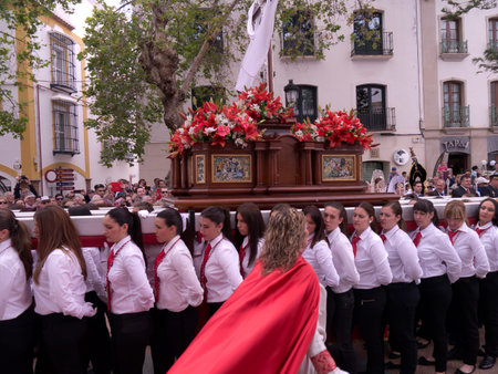 Easter Sunday Processions in Nerja Andalucia Spain