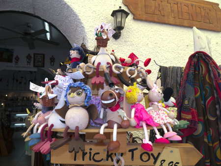 shopping in Nerja Andalucia Spainのeditorial素材