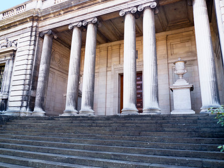 Lady Lever Art Gallery at the model village of Port Sunlight, created by William Hesketh Lever for his Sunlight soap factory workers in 1888 のeditorial素材
