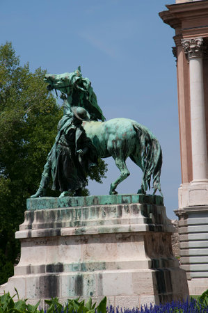 Royal Palace or Castle in Budapest Capital of Hungaryのeditorial素材