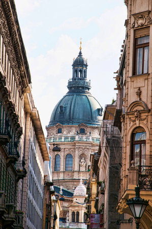 St Stephan Cathedral in Budapest Hungaryのeditorial素材
