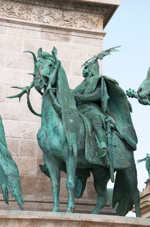 Heroes Square in Budapest Hungaryのeditorial素材