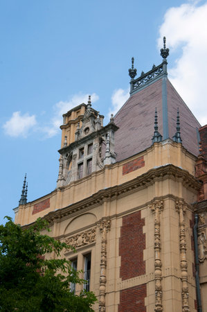 Vajdahunyad Castle in the City Park in Budapest Hungaryのeditorial素材