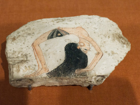 the Egyptian Museum in Turin, the largest Egyptian collection outside Egypts Cairo Museumのeditorial素材