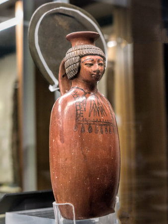 the Egyptian Museum in Turin, the largest Egyptian collection outside Egypts Cairo Museumのeditorial素材