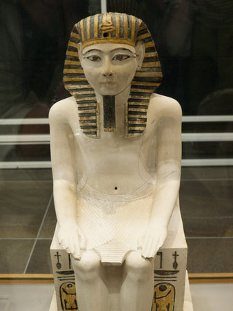 the Egyptian Museum in Turin, the largest Egyptian collection outside Egypts Cairo Museumのeditorial素材