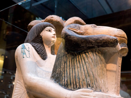 The Egyptian Museum in Turin, the largest Egyptian collection outside Egypt?s Cairo Museumのeditorial素材