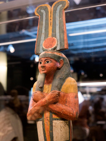 the Egyptian Museum in Turin, the largest Egyptian collection outside Egypts Cairo Museumのeditorial素材