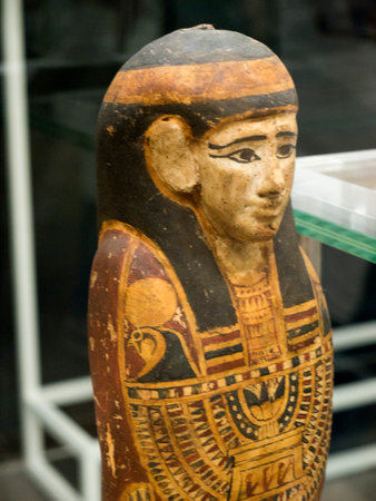 the Egyptian Museum in Turin, the largest Egyptian collection outside Egypts Cairo Museumのeditorial素材