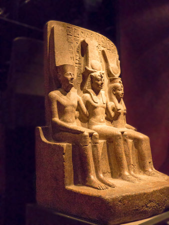 Pharaoh in the  Egyptian Museum in Turin, Italy