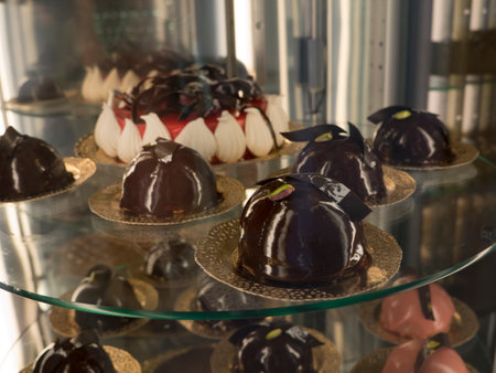 Cake shop in Turin Italyのeditorial素材