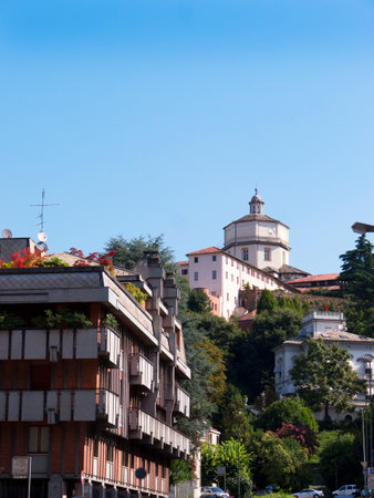Cappucini monastery overlooking Turin Italyのeditorial素材