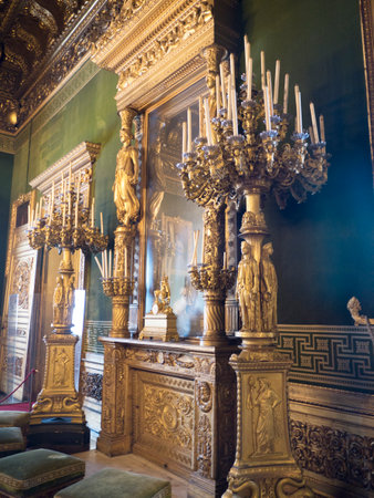 the Royal Palace or Palazzo Reale in Turin Italyのeditorial素材