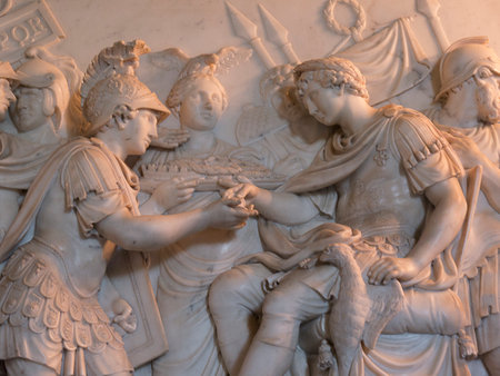 Armoury of the Royal Palace or Palazzo Reale in Turin Italyのeditorial素材