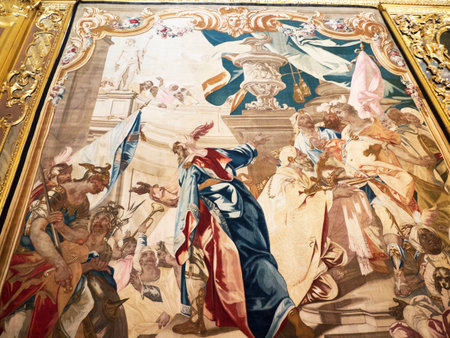 Royal Palace or Palazzo Reale in Turin Italyのeditorial素材