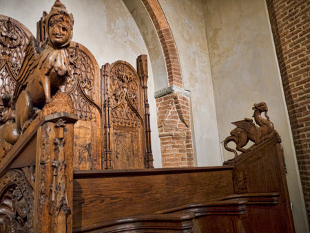 Exhibits in a religious Museum in Turin Italyのeditorial素材