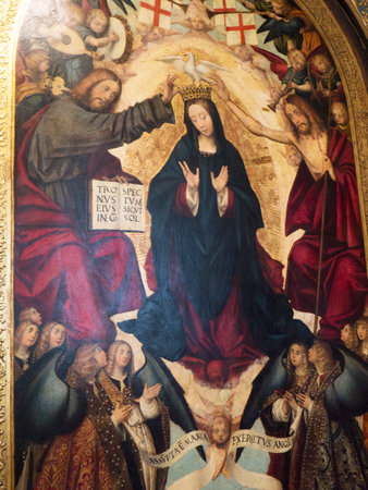 Exhibits in a religious Museum in Turin Italyのeditorial素材