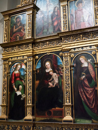 Exhibits in a religious Museum in Turin Italyのeditorial素材