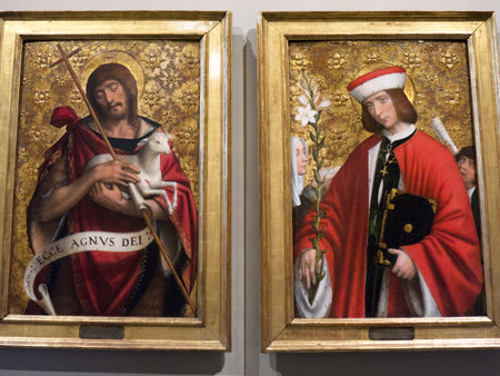 Exhibits in a religious Museum in Turin Italy