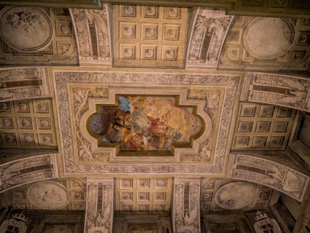 Palazzo Madama in Turin Italyのeditorial素材