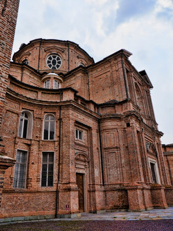 The Venaria Reale or the Reggia a royal hunting lodge on the outskirts  of Turin Italyのeditorial素材