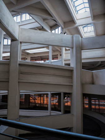 Fiat Factory Rooftop Racetrack at the Lingotto in Turin Italyのeditorial素材