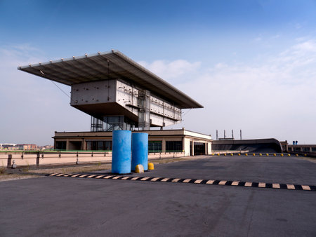 Fiat Factory Rooftop Racetrack at the Lingotto in Turin Italyのeditorial素材