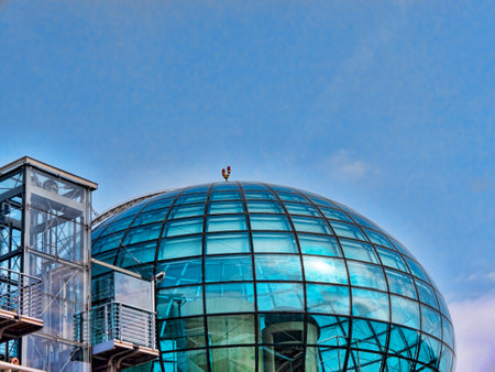 Fiat Factory Rooftop Racetrack at the Lingotto in Turin Italyのeditorial素材
