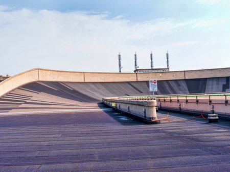 Fiat Factory Rooftop Racetrack at the Lingotto in Turin Italyのeditorial素材