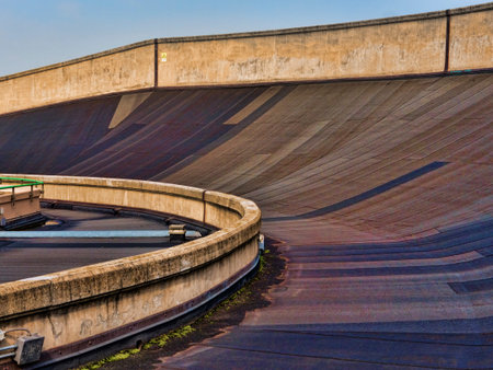 Fiat Factory Rooftop Racetrack at the Lingotto in Turin Italyのeditorial素材