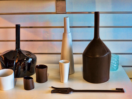 Italian Styling in items of Home Decoration and Kitchen Equipment  in Turin Italyのeditorial素材