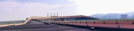 Fiat Factory Rooftop Racetrack at the Lingotto in Turin Italyのeditorial素材