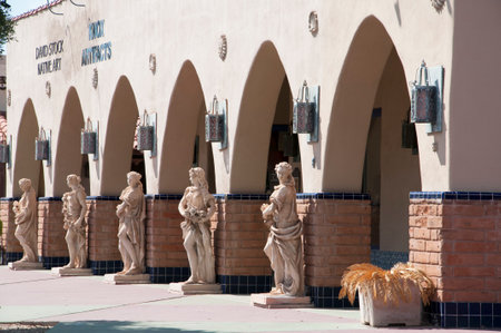 Old town of Scottsdale near Phoenix Arizonaのeditorial素材