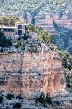 Grand Canyon View from the South Rim in Arizona USAのeditorial素材