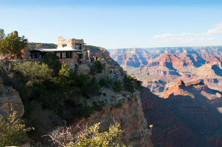 Grand Canyon View from the South Rim in Arizona USAのeditorial素材