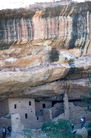 Mesa Verde National Park Colorado USA. There are about 600 cliff dwellings with the National Park.のeditorial素材