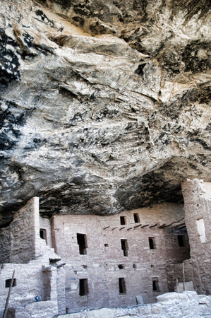Mesa Verde National Park Colorado USA. There are about 600 cliff dwellings with the National Park.のeditorial素材