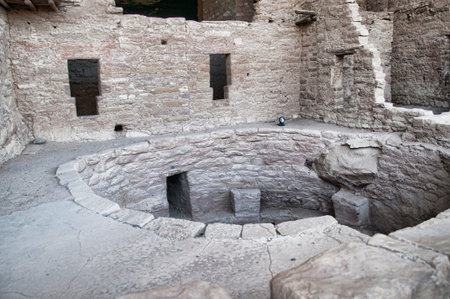 Mesa Verde National Park Colorado USA. There are about 600 cliff dwellings with the National Park.のeditorial素材