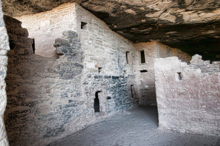 Mesa Verde National Park Colorado USA. There are about 600 cliff dwellings with the National Park.のeditorial素材