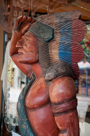 Tombstone in Arizona where the Gunfight at the OK Corral was fought in the USA. It is called the Town too tough to die.のeditorial素材