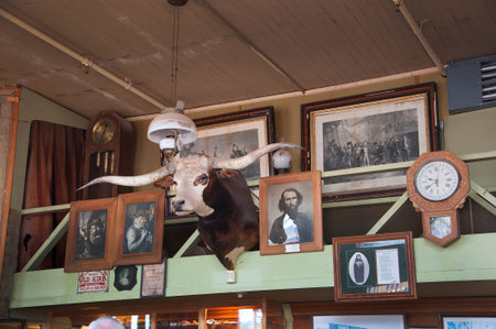 Tombstone in Arizona where the Gunfight at the OK Corral was fought in the USA. It is called the Town too tough to die.のeditorial素材