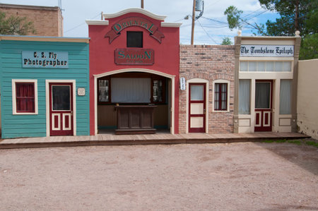 Tombstone in Arizona where the Gunfight at the OK Corral was fought in the USA. It is called the...