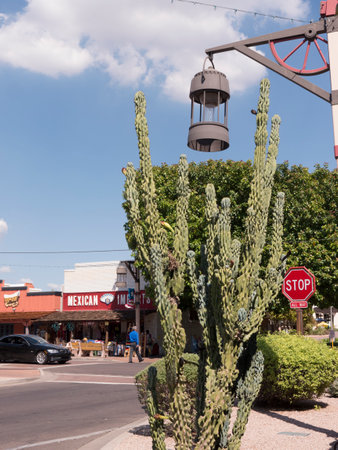 Old Town Scottsdale street in Arizona USAのeditorial素材