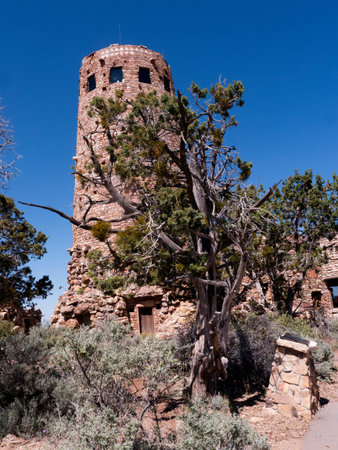Desert View Watchtower was built in 1932 and is one of Mary Jane Colterのeditorial素材