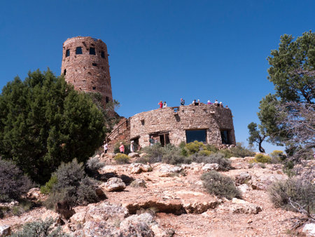 Desert View Watchtower was built in 1932 and is one of Mary Jane Colterのeditorial素材