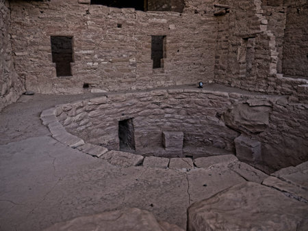 Cliff Dwellings in the Mesa Verde National Park Colorado USA.のeditorial素材