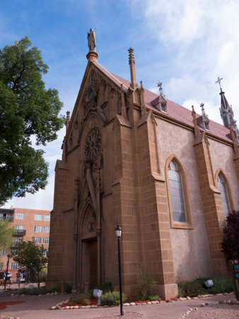 The Cathedral In Santa Fe New Mexico USAのeditorial素材