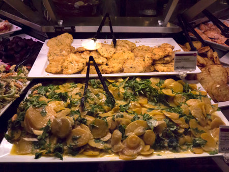 food on Display in Shop in Taos New Mexico USAのeditorial素材