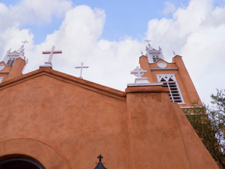 Church of San Felipe de Neri in Albuquerque New Mexico USAのeditorial素材