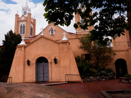 Church of San Felipe de Neri in Albuquerque New Mexico USAのeditorial素材